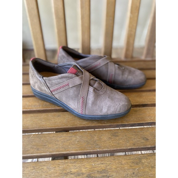 Clarks Tamzen Step Women's Size 5.5M Brown Leather Comfort Shoes Business Casual - Picture 1 of 8